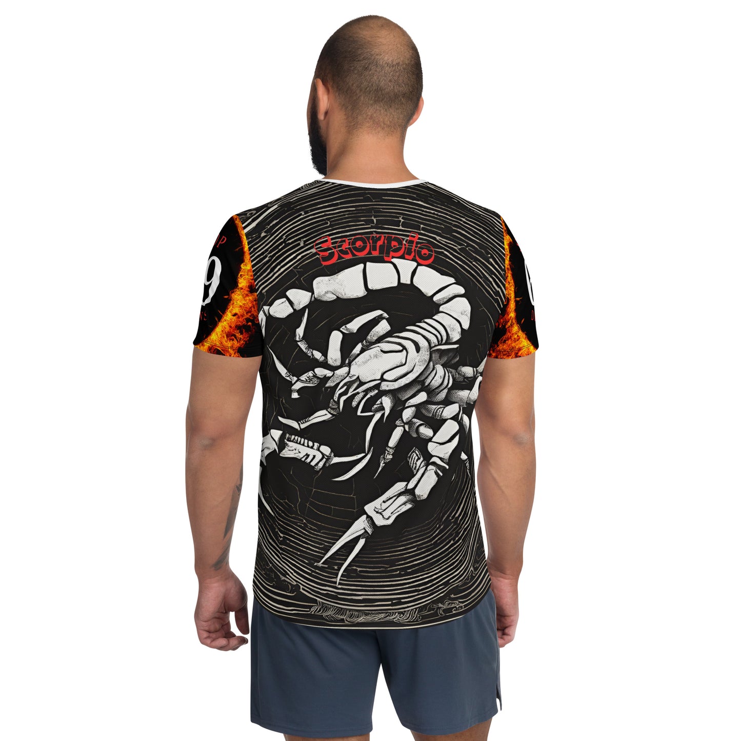 All-Over Print Scorpio Athletic T-shirt