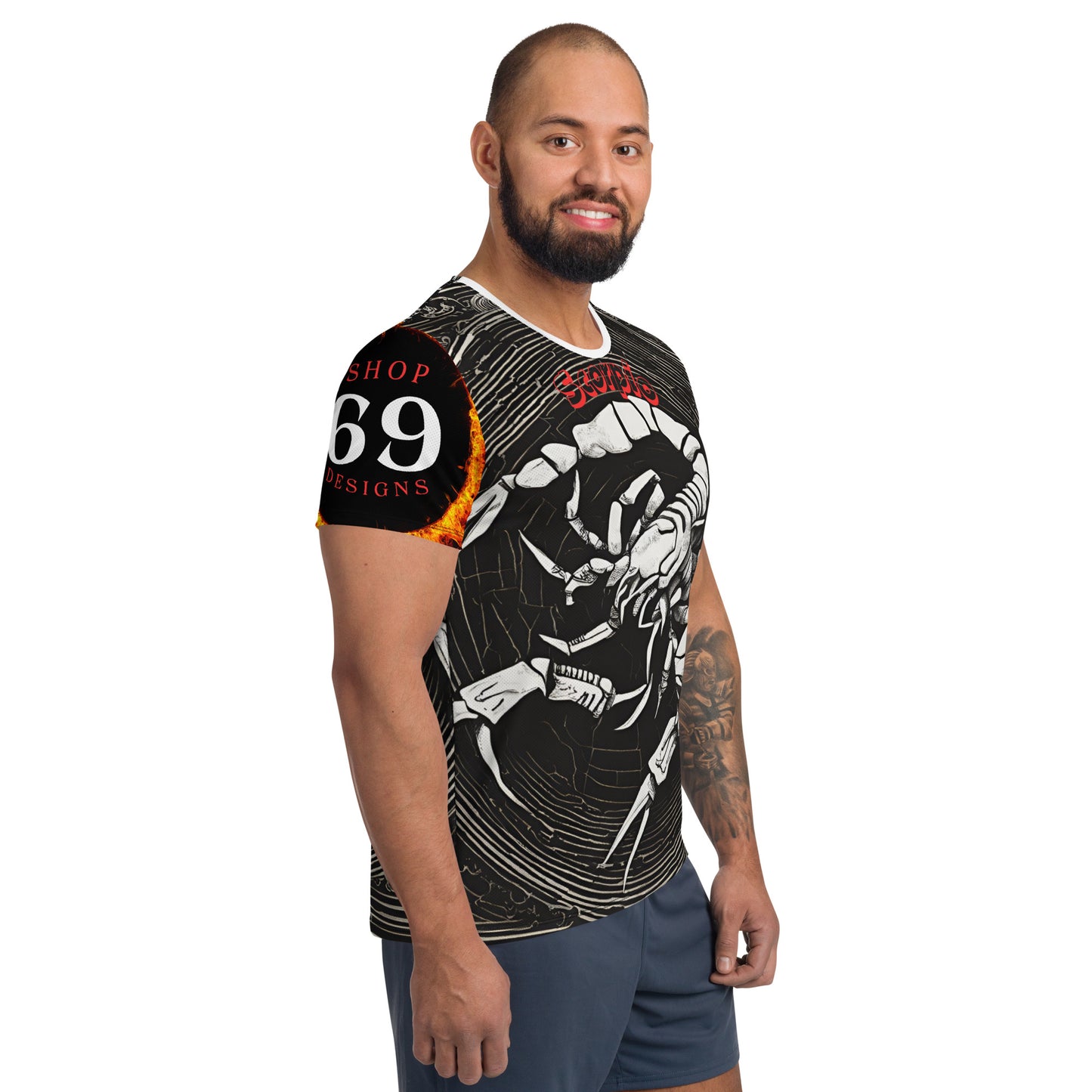 All-Over Print Scorpio Athletic T-shirt