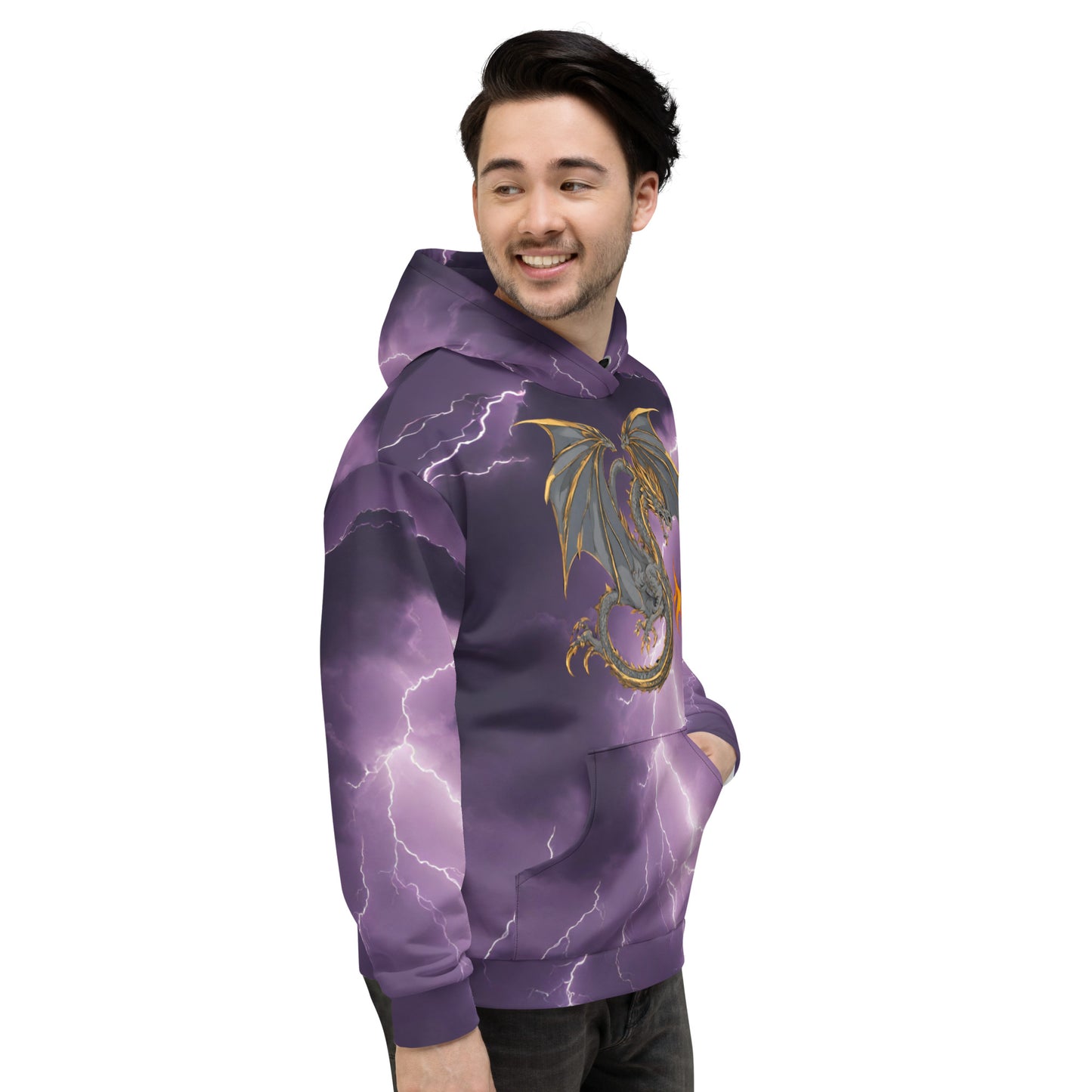 lightning dragon Unisex Hoodie