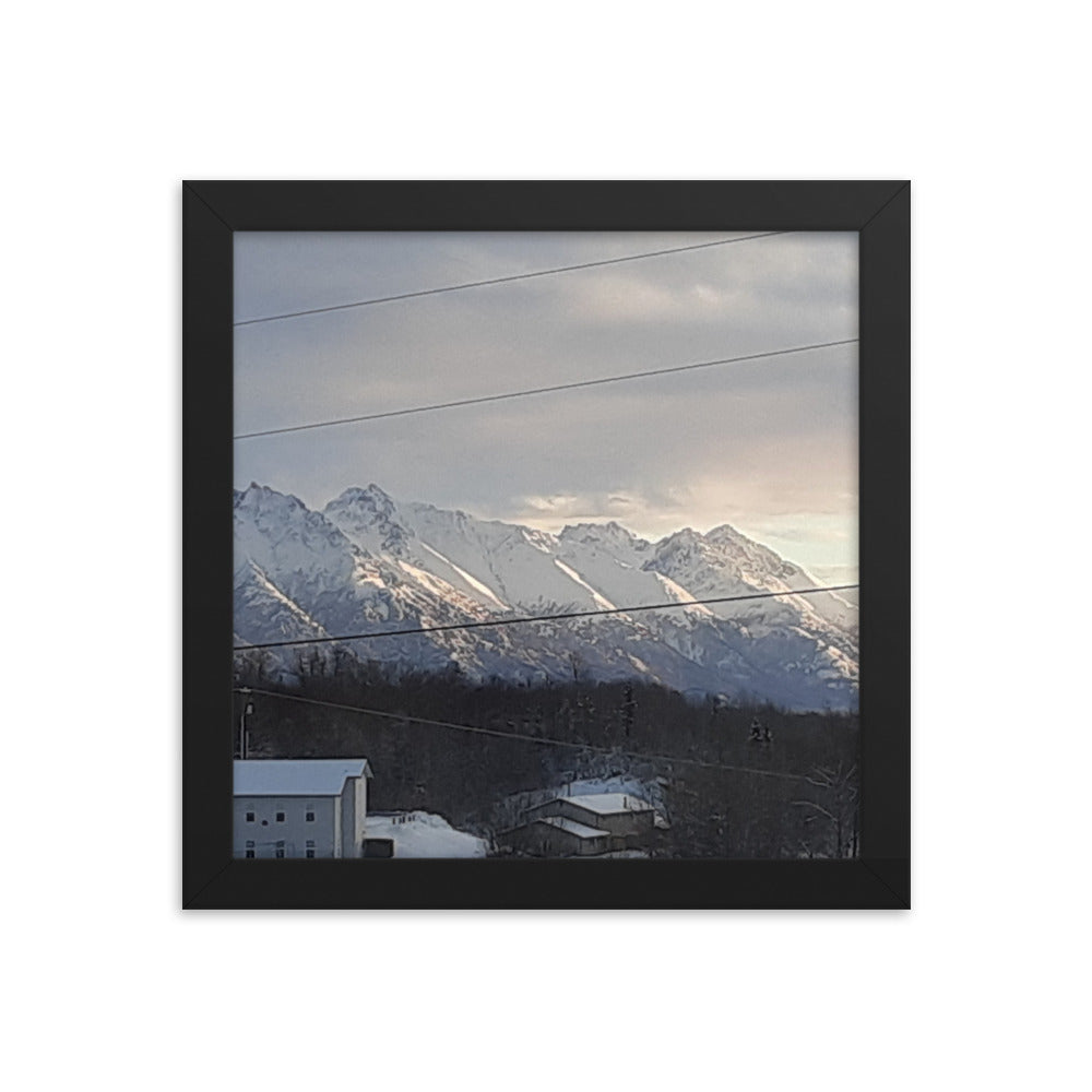 Alaskan scene Framed poster