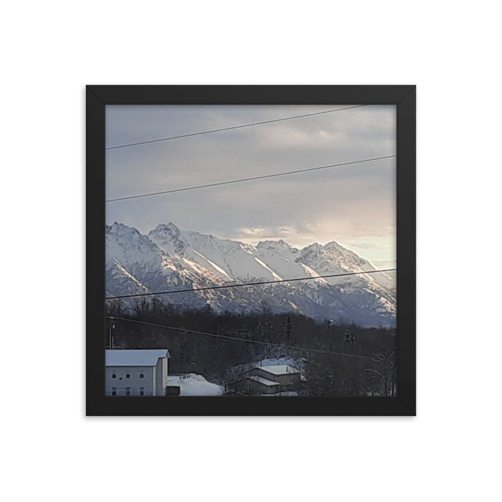 Alaskan scene Framed poster