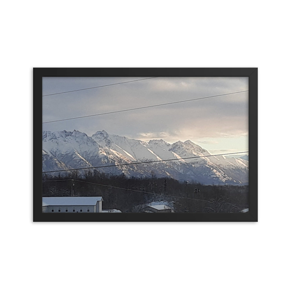 Alaskan scene Framed poster