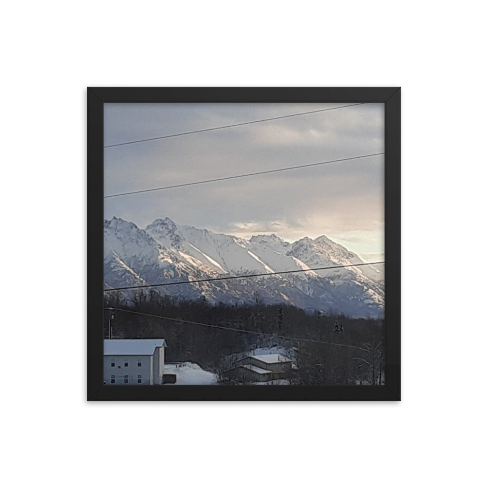 Alaskan scene Framed poster