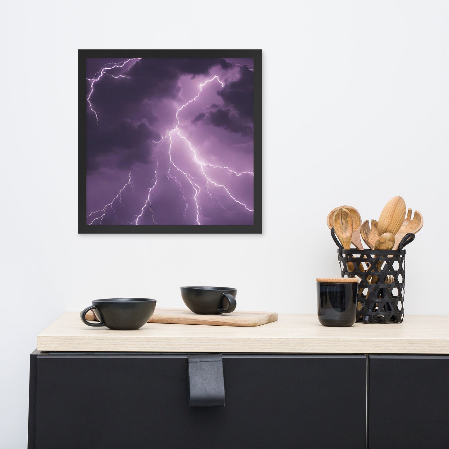 lightning Framed poster