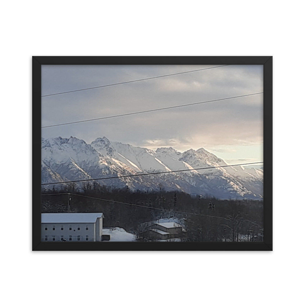 Alaskan scene Framed poster