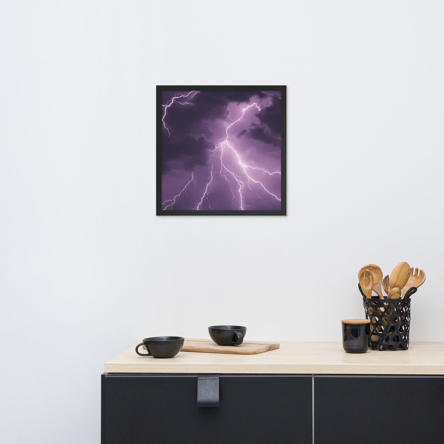 lightning Framed poster