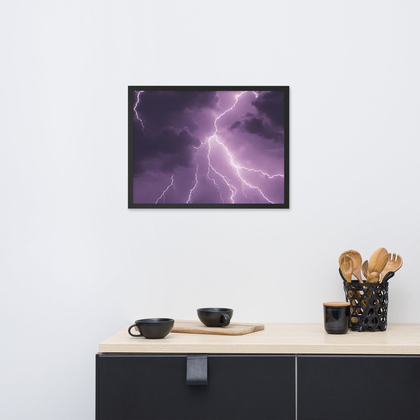 lightning Framed poster