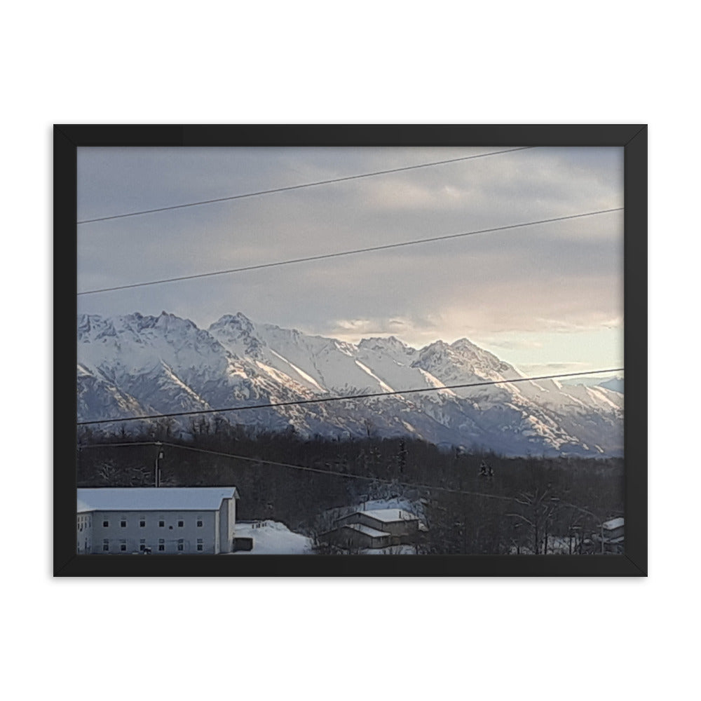 Alaskan scene Framed poster