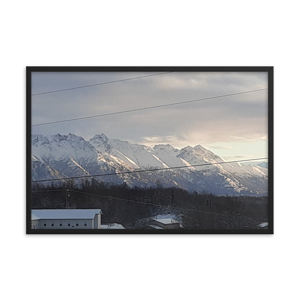 Alaskan scene Framed poster