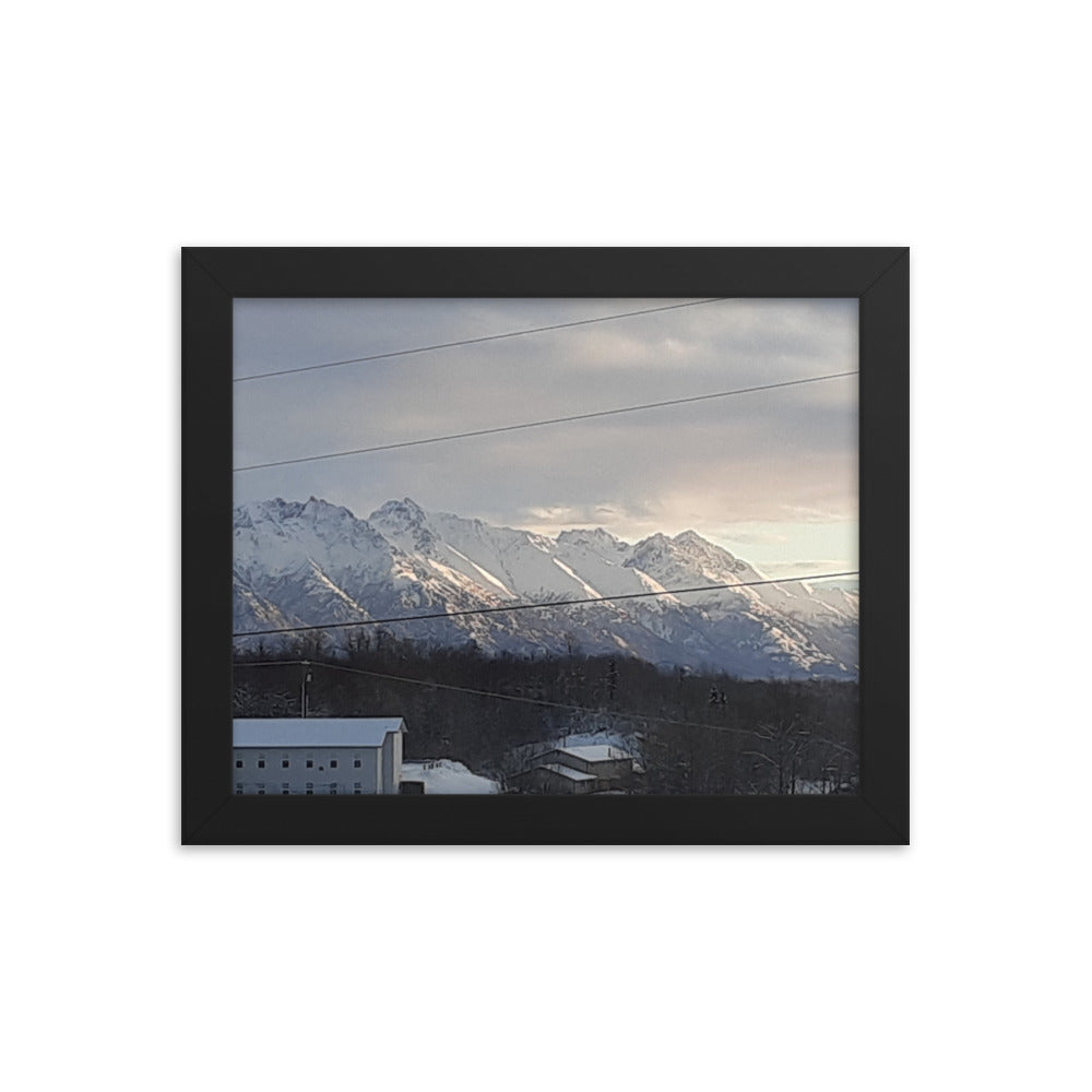 Alaskan scene Framed poster